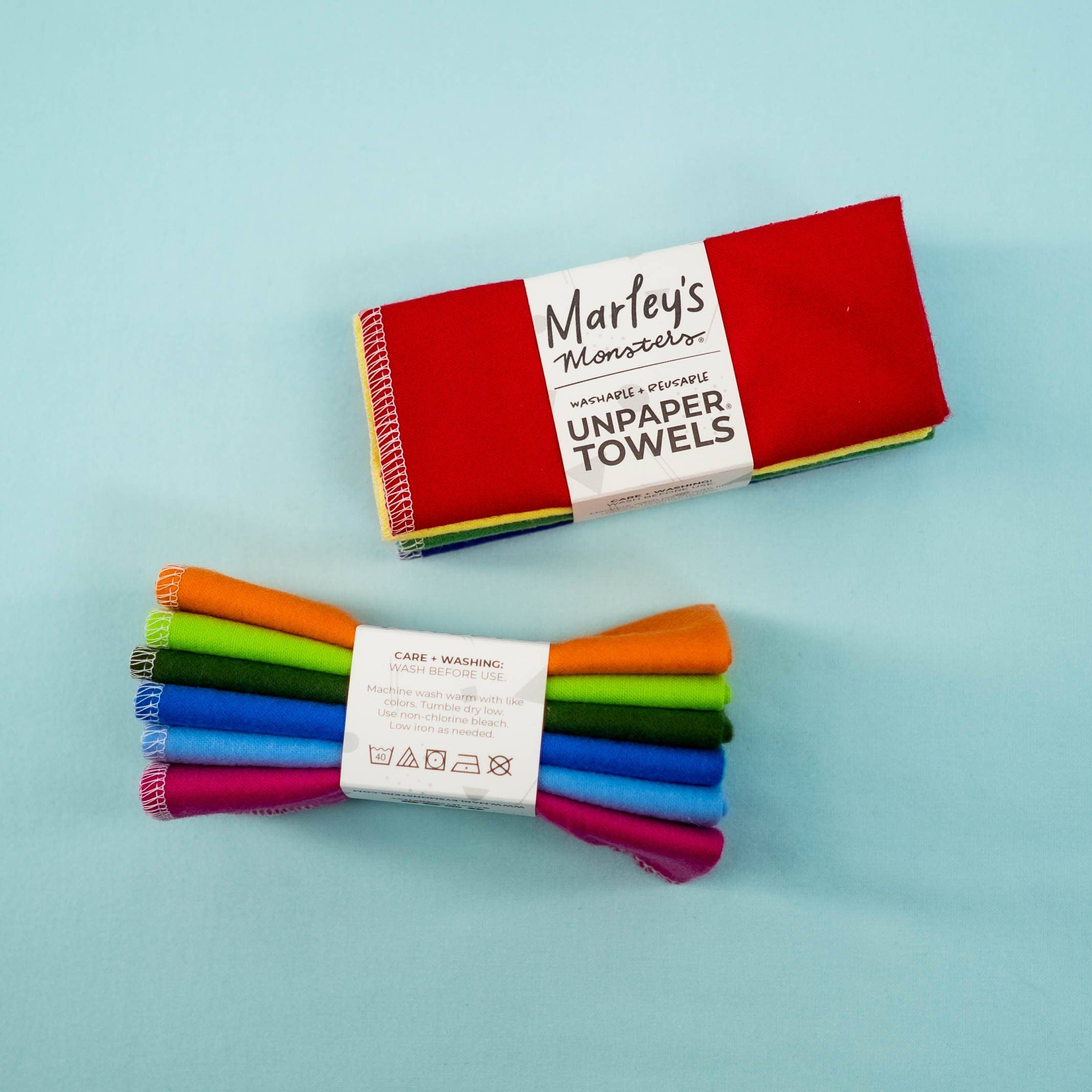 Marley's Monsters – wholesale Paper towels – UNpaper® Towel Refill Packs: Rainbow and Color Mixes12