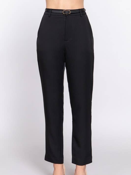 Classic Woven Pants With Belt for wholesale by Active Basic | Active USA