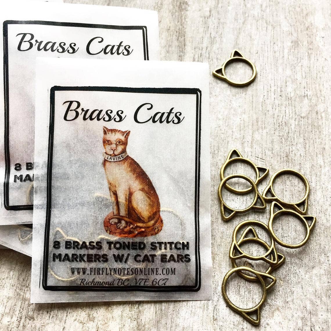 Firefly Notes - Wholesale Knitting/Crochet Supplies - Cat Stitch Markers, Small, Med or Large, Multi Colours, Knitting Gift, as Seen in Vogue Knitting!5