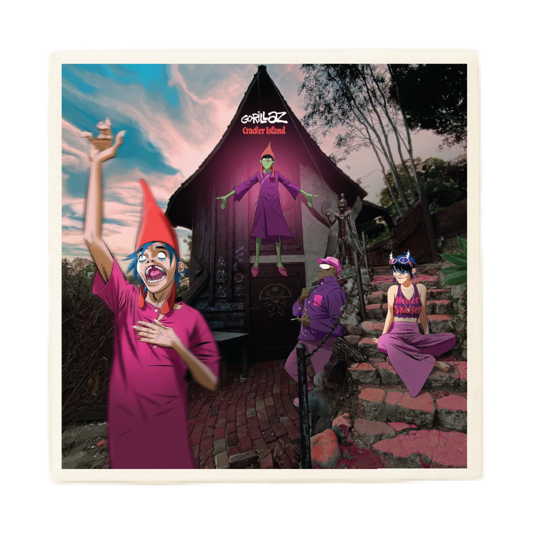 Lucky Mfg. Co. – wholesale Coasters – Gorillaz Cracker Island Album Coaster0