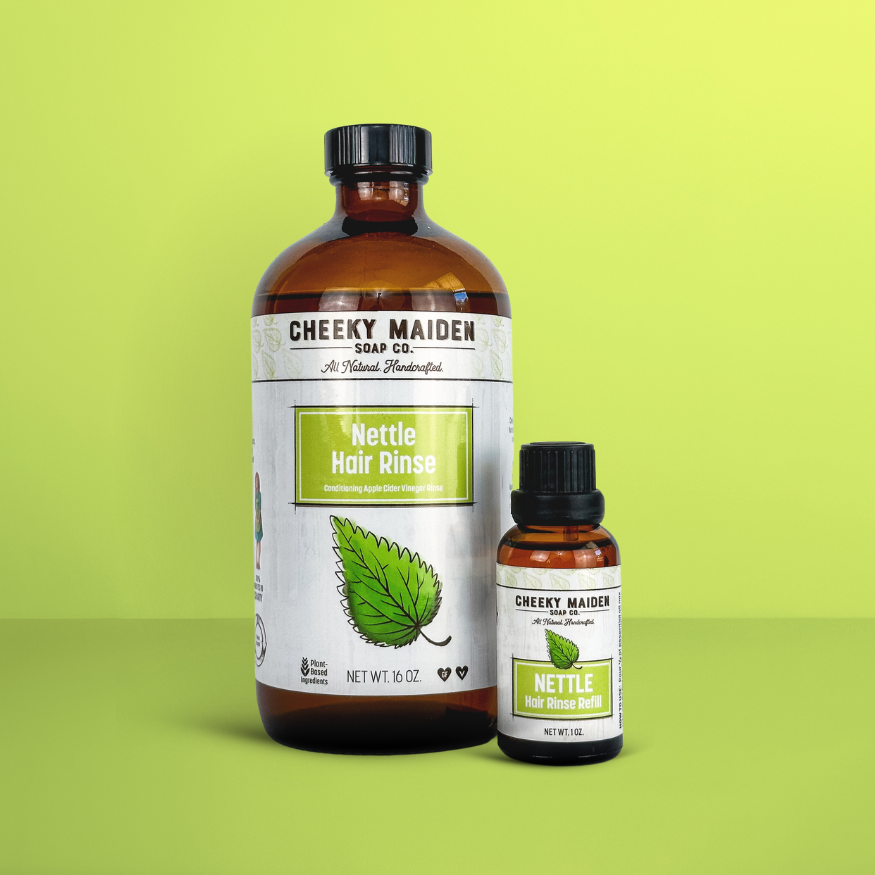 Cheeky Maiden Soap Co - Wholesale Vinegar - All-Natural Nettle Hair Rinse1