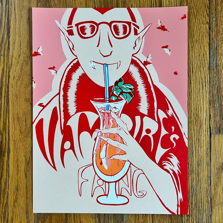 Vampire's Fang Poster (2:a upplagan) för wholesale av Sherbet Punch Studios