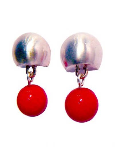 Pcocc Red Earrings for wholesale by GALERIE WENGE