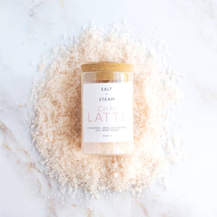 Salt + Steam - Wholesale Body Scrub/Exfoliant - Chai Latte - Spiced Vanilla Body Scrub 302g1