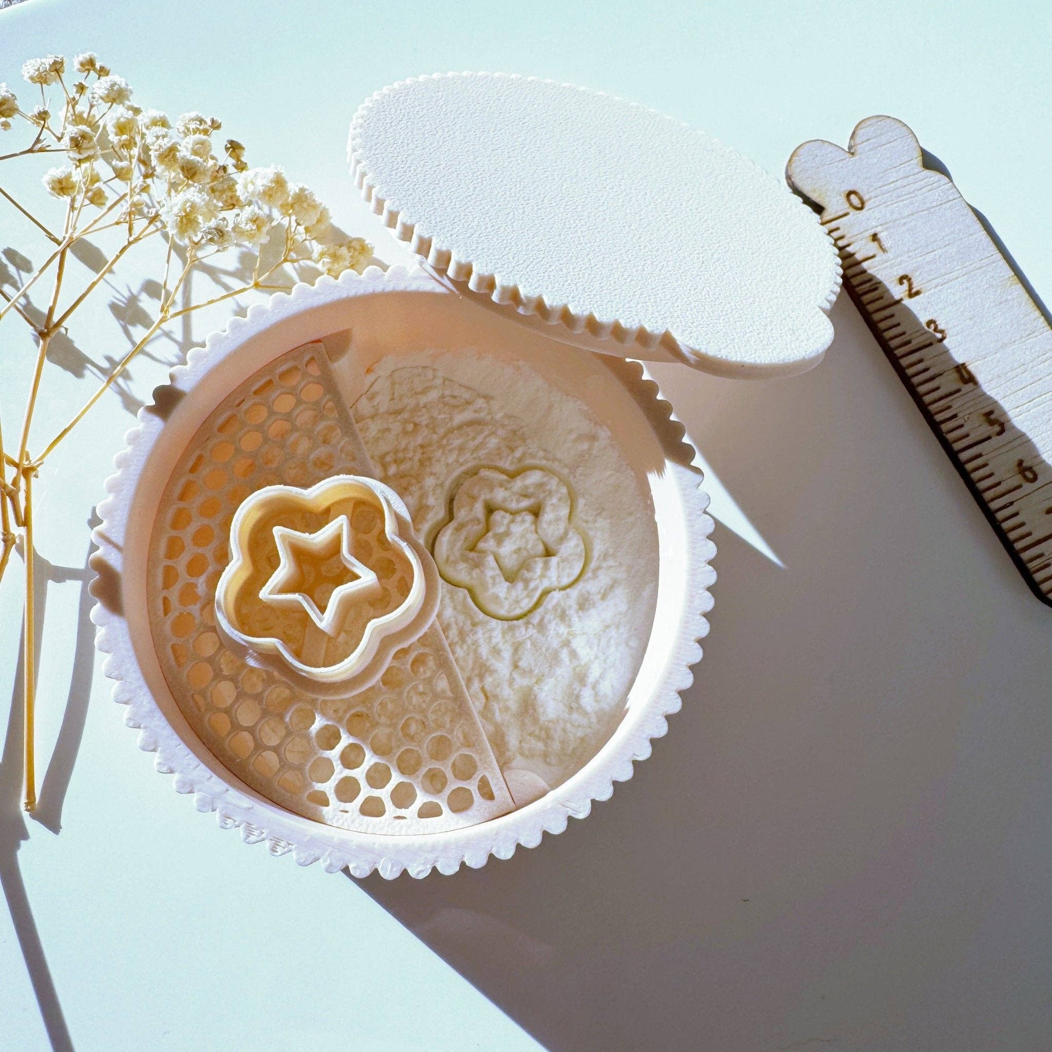 S.I. Originals - Wholesale Craft Tool - Maizena Powder Box for Polymer Clay – Essential Tool for Clean Prints6