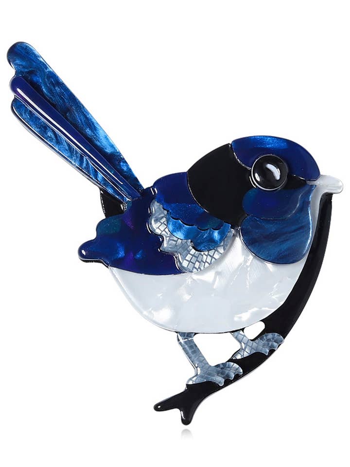 Bird Acrylic Brooch PA4607 for wholesale by Ole