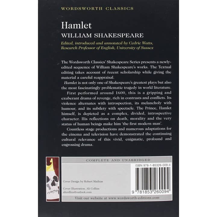 Marble City Press - Wholesale Classics - Hamlet | Shakespeare | Wordsworth Classic | Book1