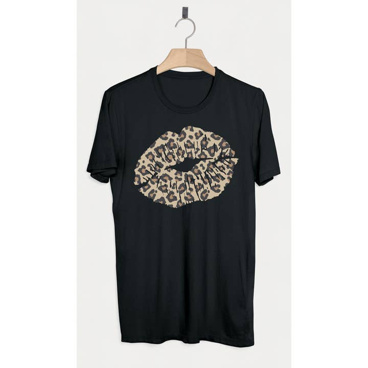 Cheetah Print Soft Print T-shirt på Bella+lærred 3001 for engroshandel hos Myshirts.store