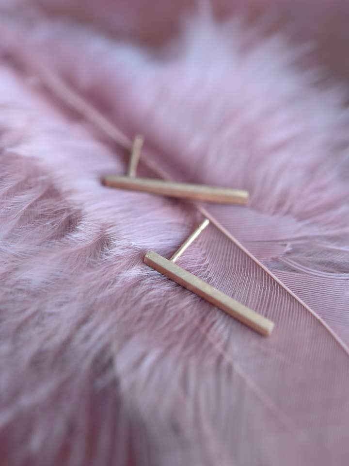 Bar Earrings Sm for wholesale by Amy Mead Jewellery
