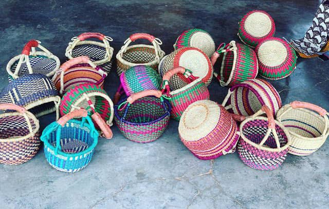 Tanga Baskets - Wholesale Basket - Round Market Mini Bolga Baskets - Best Christmas gift1