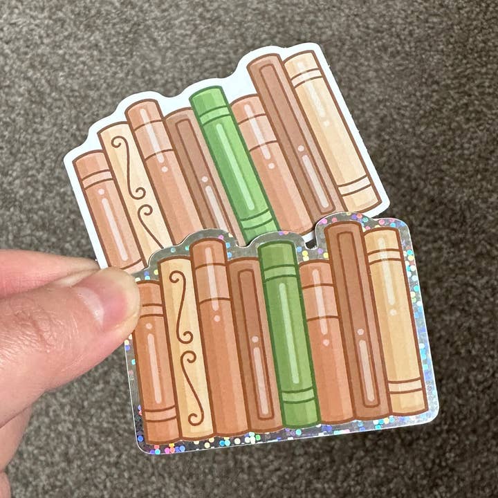 Cosy Books Die Cut Stickers for wholesale by Cute Stickers Only