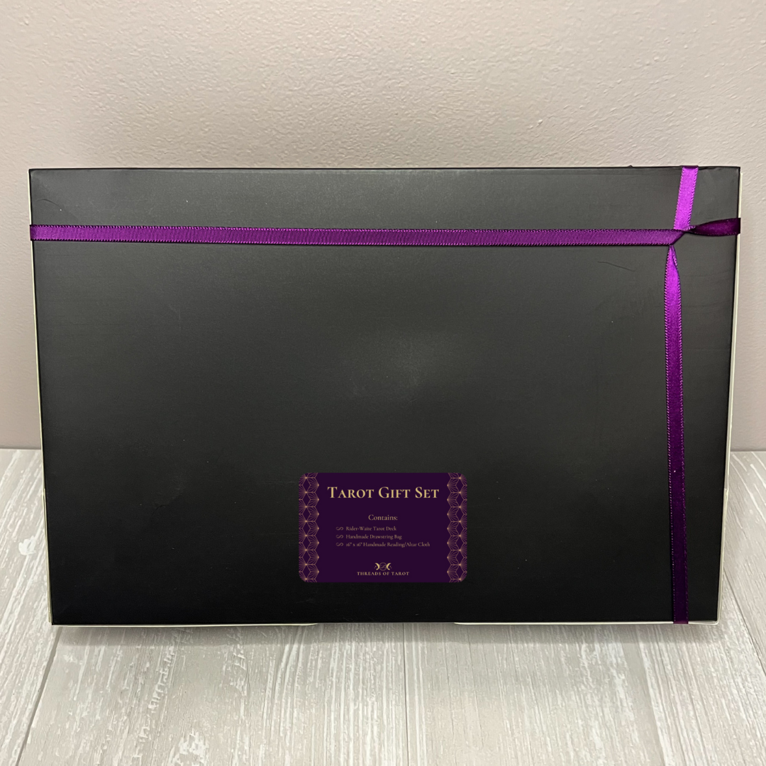 Threads of Tarot - Wholesale Tarot Cards - Tarot Gift Set: Deck, Bag, & Cloth For Birthday or Christmas1