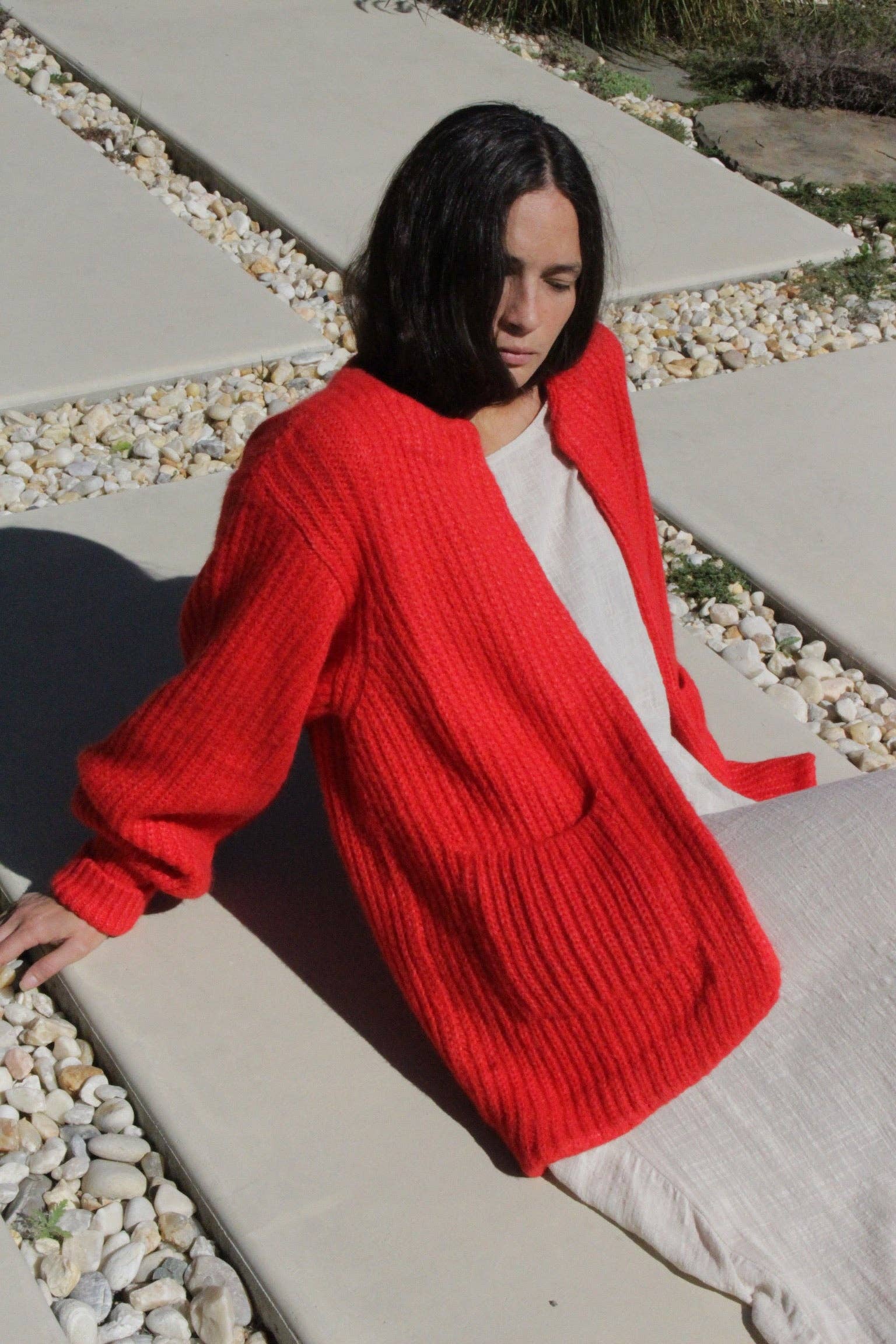 Na Nin - Wholesale Jas - Dames - Gebreide alpacajas van Dylan3