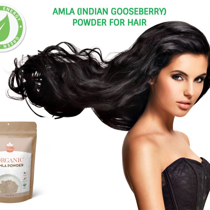 SPICY ORGANIC Amla Powder - 100% USDA Organic - Bästa användning för hår, hudvård och ansiktsmask för wholesale av SPICY ORGANIC