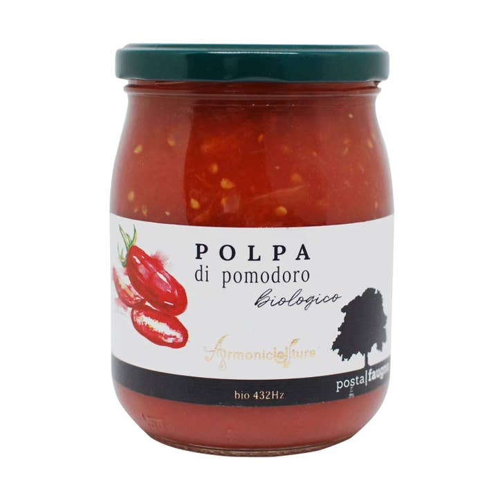 Polpa di pomodoro BIO - Polpa di pomodori BIO (580ml) per la vendita all'ingrosso da parte di OLIO DI SERRA