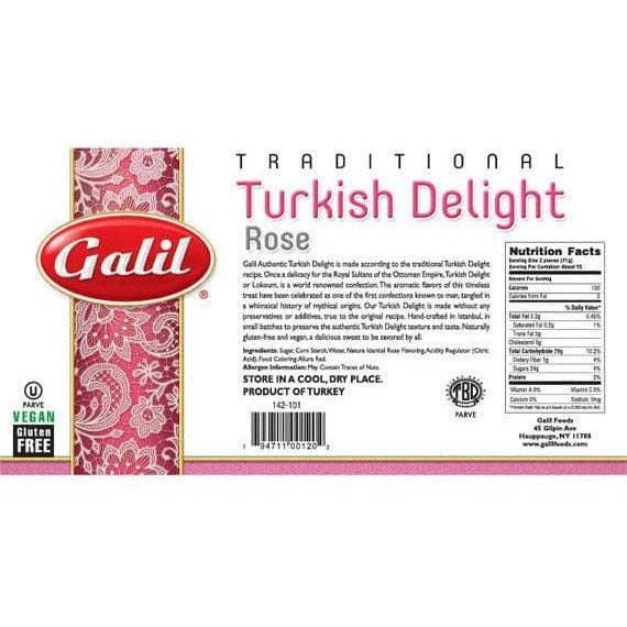 Galil Brands – wholesale Gummy – Rose Turkish Delight | 16 oz | Galil