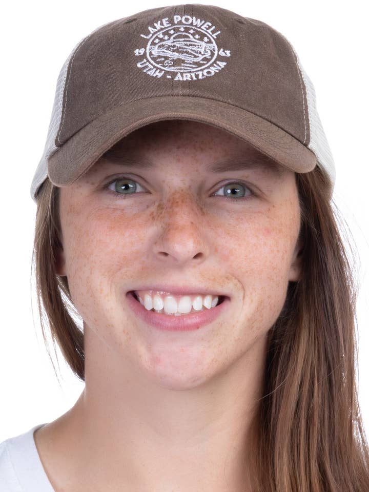 Lago Powell, Utah Arizona fondato nel 1963 | Cappello da baseball escursionismo per uomo donna per la vendita all'ingrosso da parte di Ann Arbor Tees