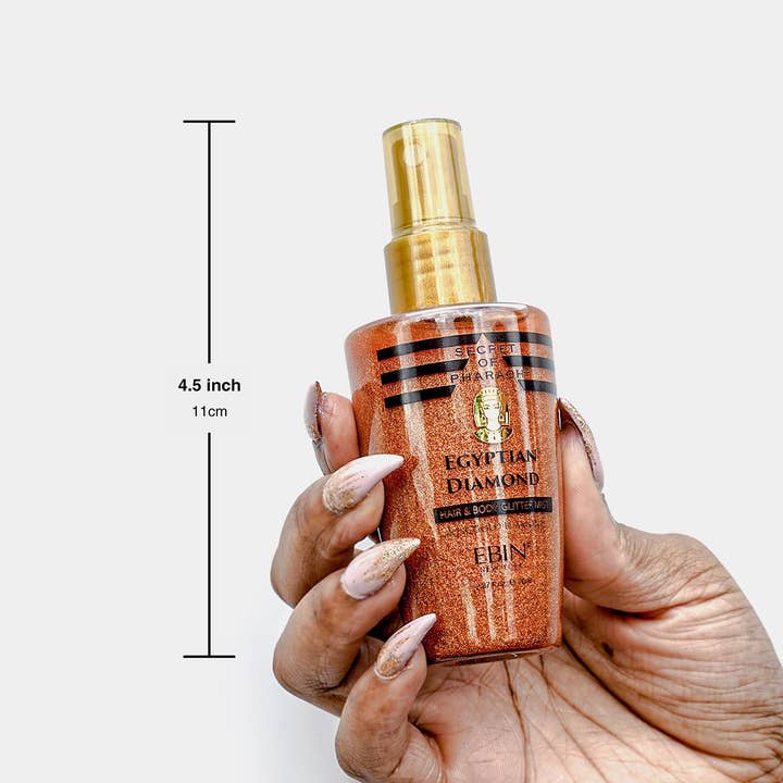EBIN NEW YORK - Wholesale Body Glitter/Shimmer - Secret of Pharaoh Egyptian Diamond Glitter Mist - Rose Gold