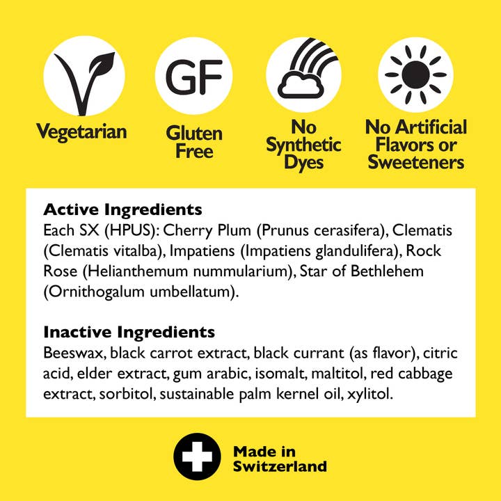 RESCUE & Bach Original Flower Remedies - Wholesale Lozenges/Cough Drops - Bach Rescue Pastilles Natural Stress Relief Lozenges 50g2