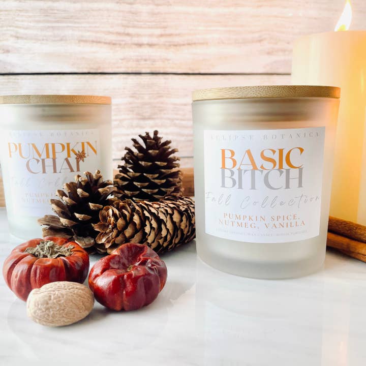 Pumpkin Chai Luxuskerze für den Großhandel von Eclipse Botanica