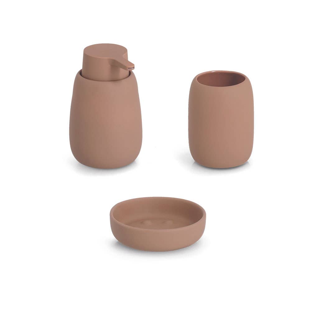 Zeller Present - Wholesale Soap Dispenser - Soap dispenser, ceramic, mocha2