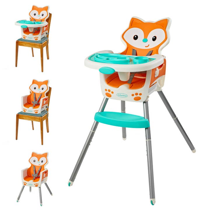 Infantino - Wholesale Highchair - Baby - Grow-With-Me 4-in-1 Convertible High Chair - Fox