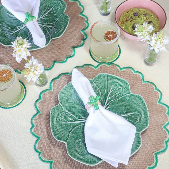 Klatso - Wholesale Placemat - Margarita Colored Rim Placemat