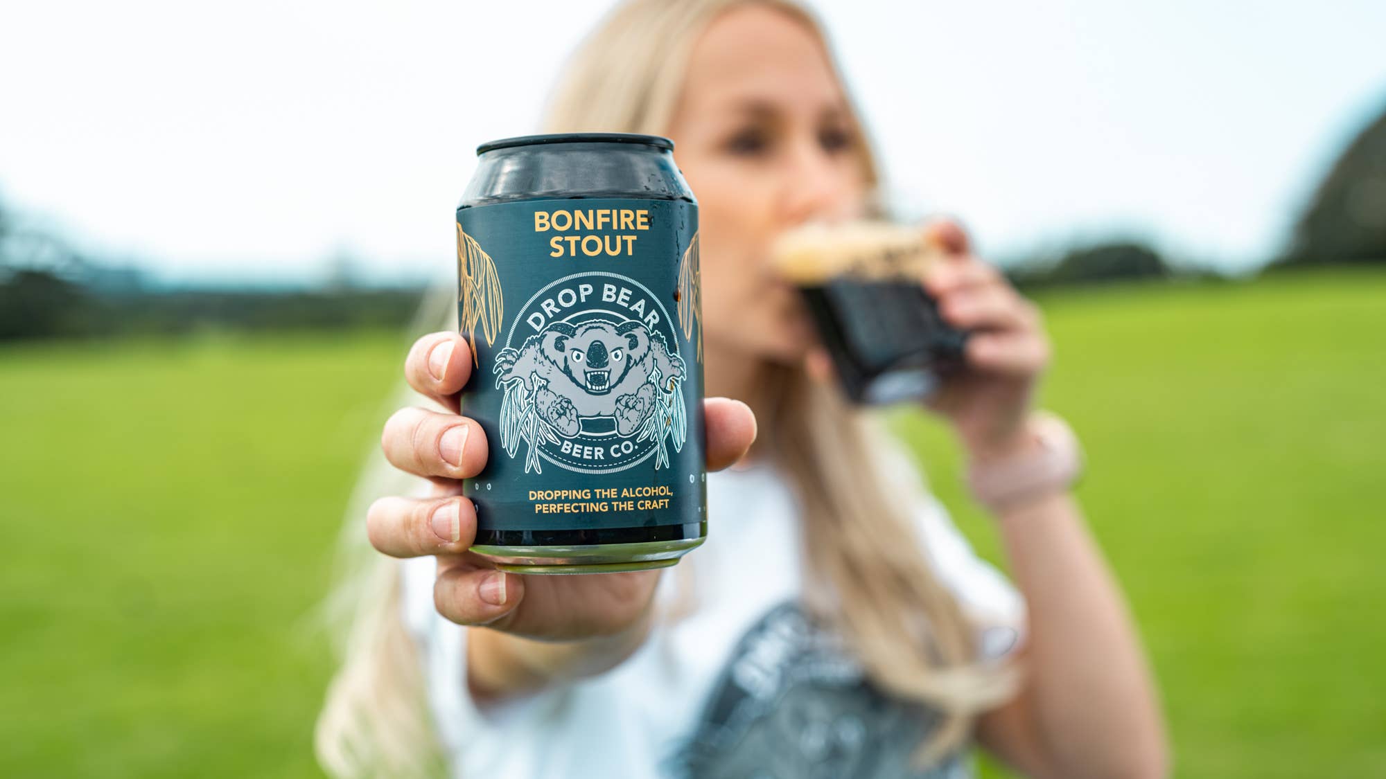 Drop Bear Beer Co – wholesale Non-alcoholic beer – Drop Bear Beer Bonfire Stout 330ml cans1