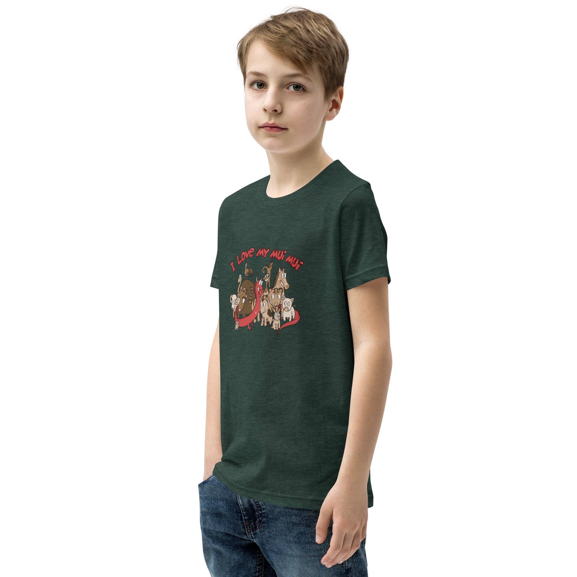 1st Generation SF - Wholesale Screen Printed T-Shirt - Kids - Youth- I Love My Mui Mui20