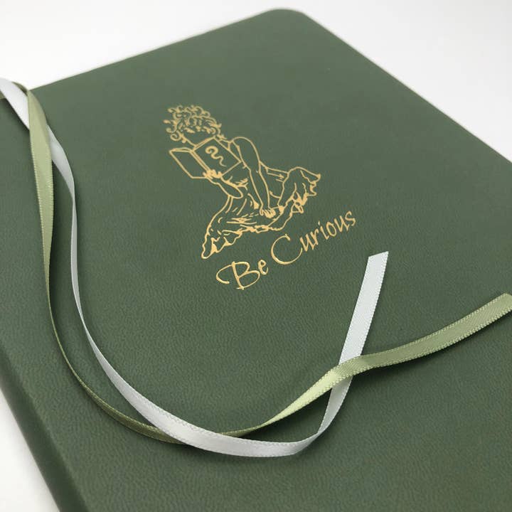 Diario, Wisdom Keeper, lámina dorada, Be Curious, bolsillo, A5 para venta al por mayor de Cher the Fire