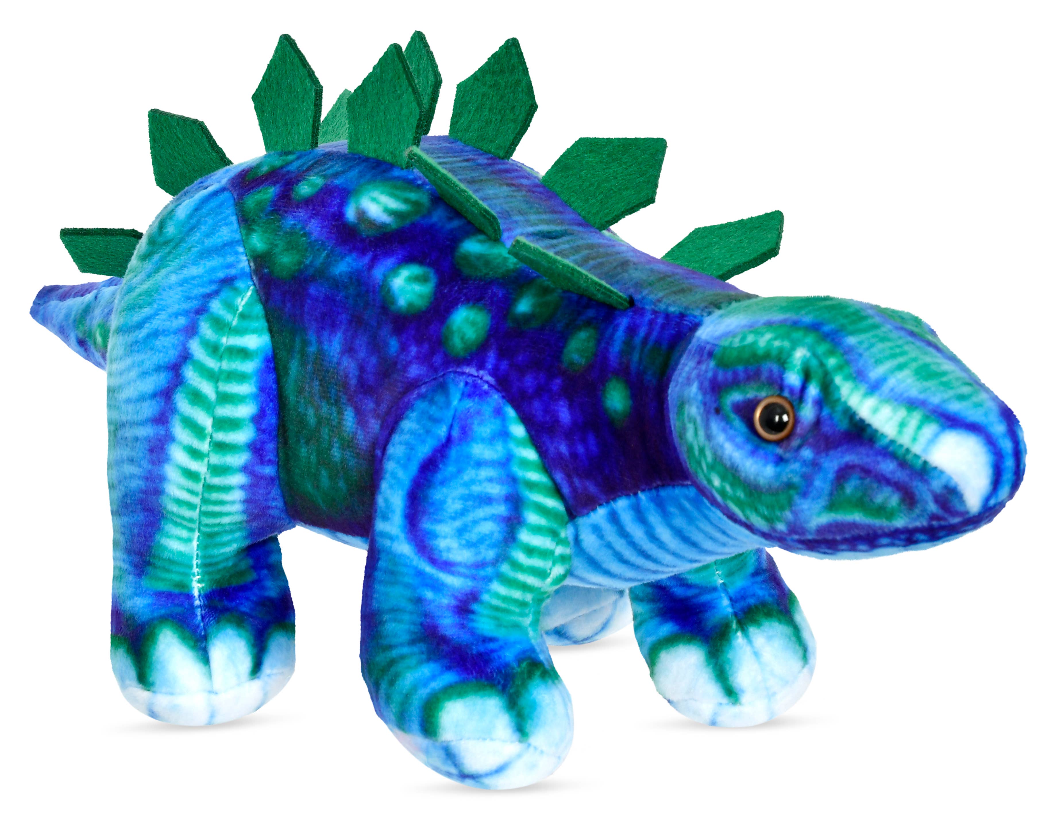 Iscream - Vente Peluche – enfant et bébé - Peluche rugissante 3D Stegosaurus3