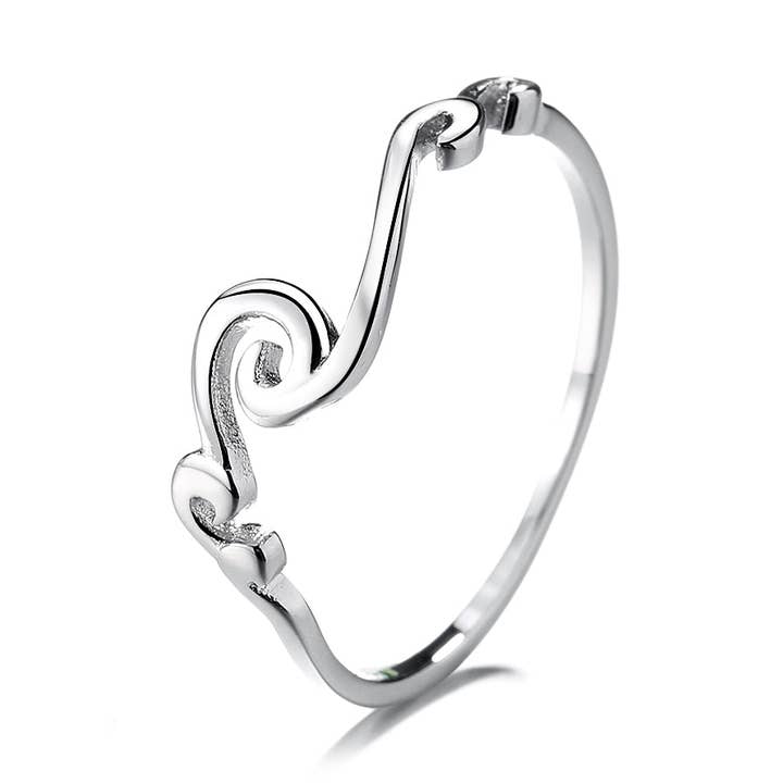 Sterling Silver Classic Wave Ring for wholesale by Amy and Annette