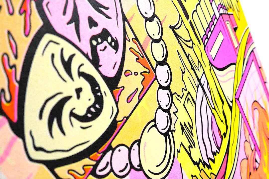 Day Off Ltd. - Wholesale Art Print - Feverish Riso Print2