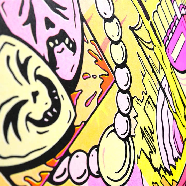 Day Off Ltd. - Wholesale Art Print - Feverish Riso Print2