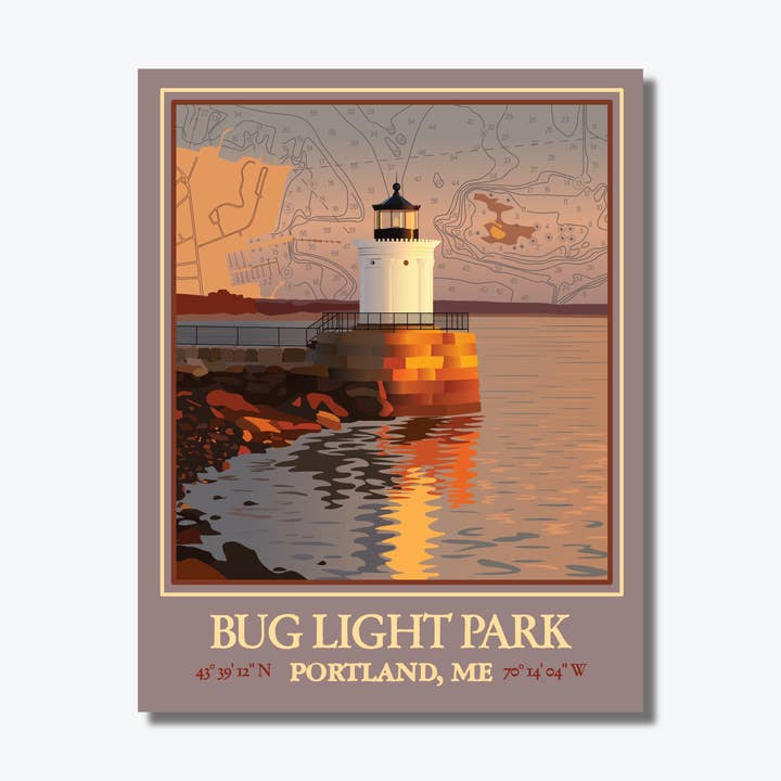 Bug Light Print for wholesale by Abby Clark Creative