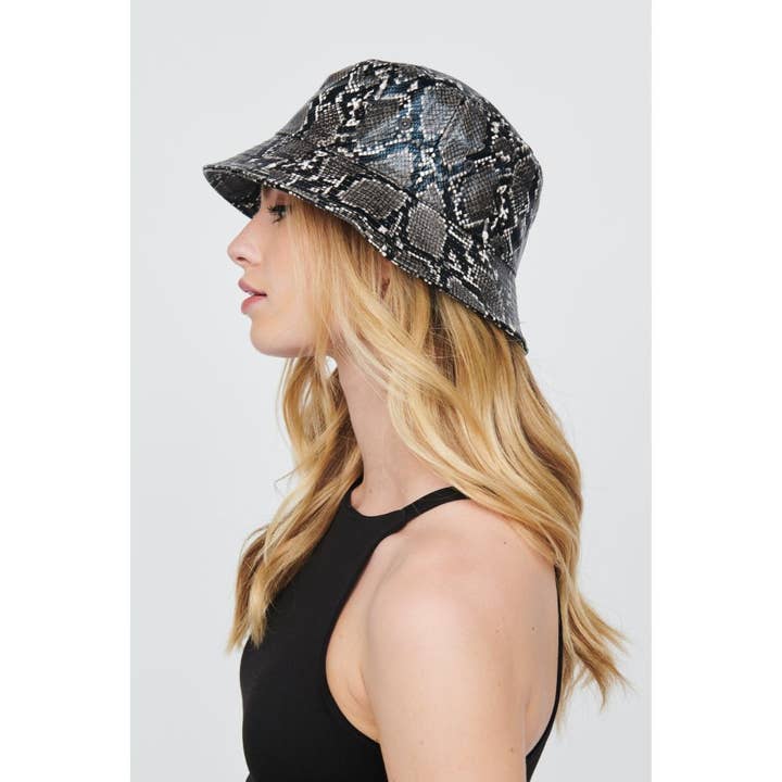 Urban Expressions – Engroshandel Bucket hat - Dame – Vegansk Læder Bucket Hat - Dyreprint17