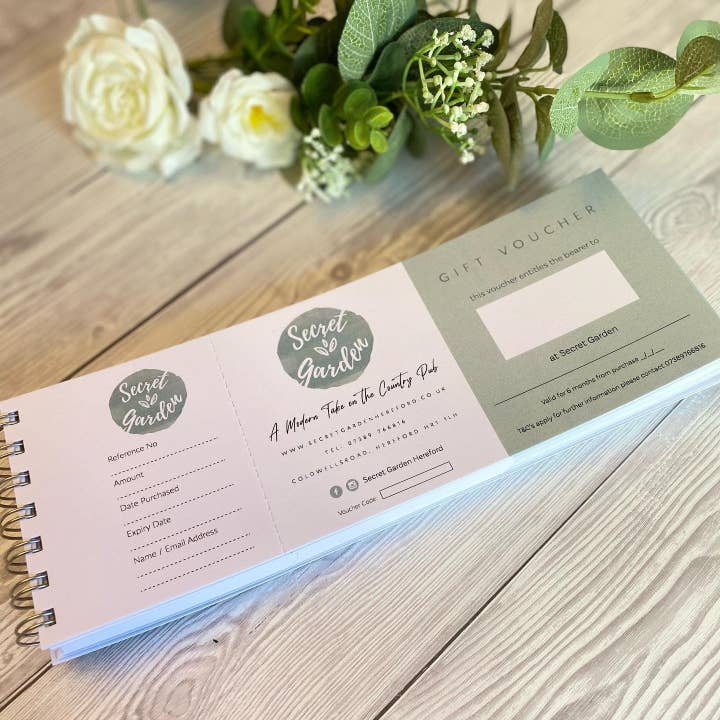 SR Creative Studio - Wholesale Gift Tag - Custom Business & Leisure Gift Voucher Printing & Design