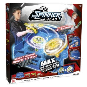 NJ Croce Co., Inc. - Wholesale Classic Toy - Kids - SPINNER M.A.D. DELUXE BATTLE PACK THUNDER & SANDSTORM