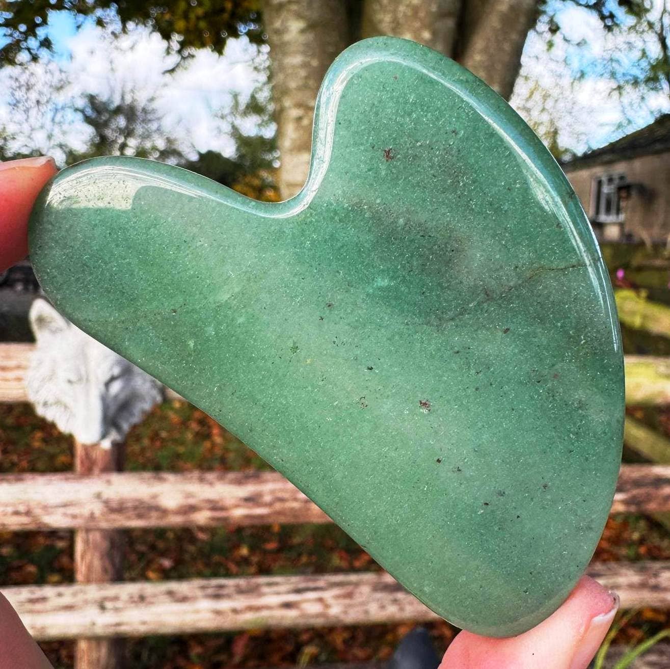 Elf Kendal Hippies - Wholesale Gua Sha Tool - Gua sha gemstone facial massager crystal gua sha heart stone11