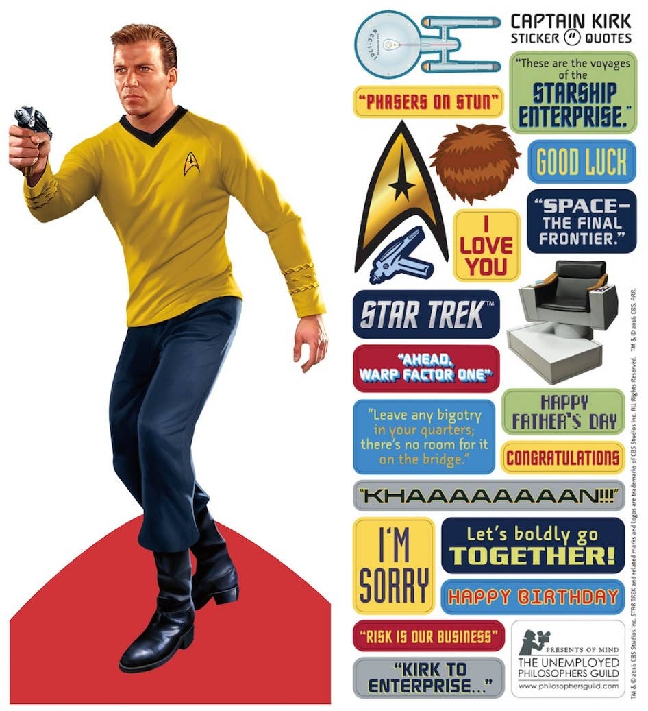Unemployed Philosophers Guild - Wholesale Everyday Greeting Card - James T. Kirk Card0