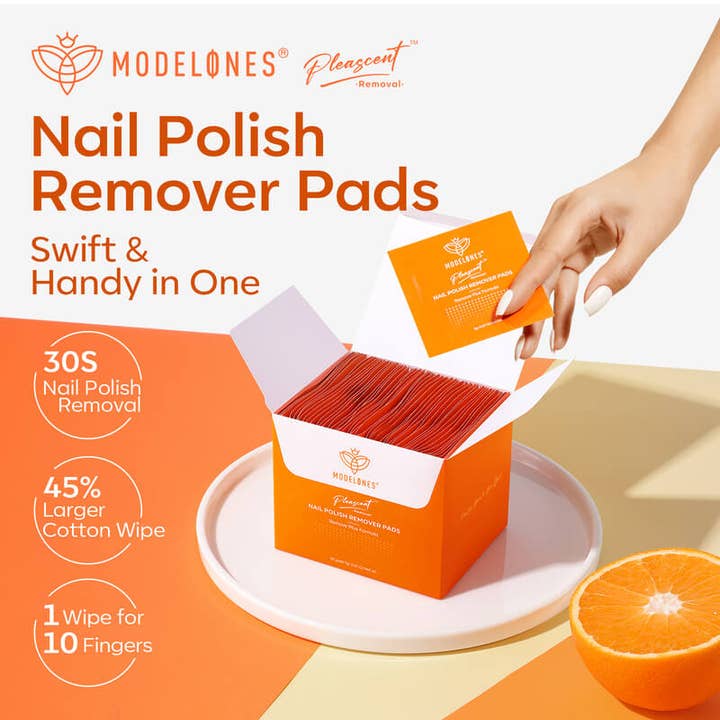 Modelones – wholesale Nail polish remover – Acetone-Free Nail Polish Remover Pads