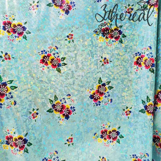 3THEREAL - Wholesale Fabric - Hmong Collection Glitter Holographic Fabric2