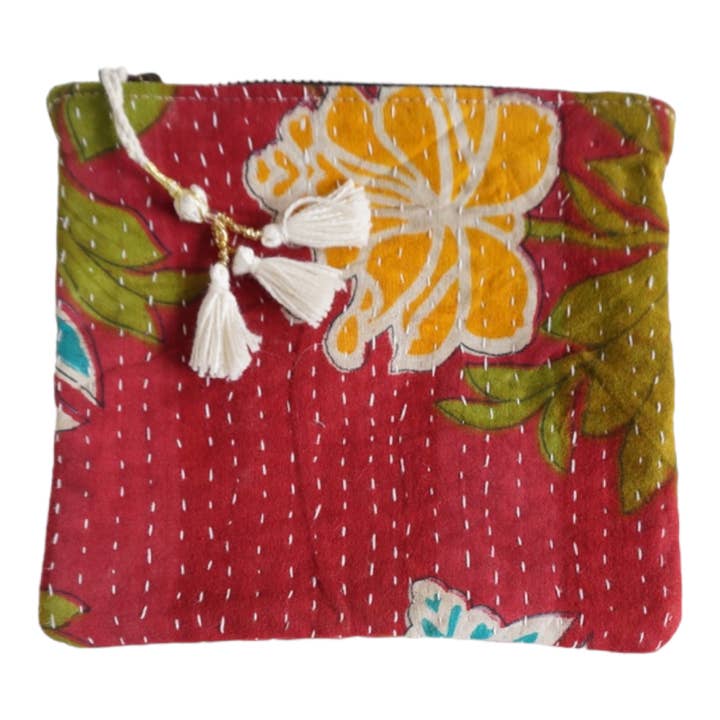 Claire Beaugrand - Wholesale Pouch - Women's - Set of 6 kantha pouches No. 4231