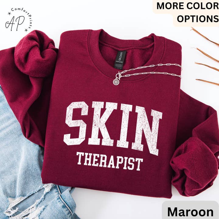 Esthetician Sweatshirt, Skin Therapist Sweater, Gifts For Skincare Therapist Hoodie, Aesthetician Gift
for wholesale by APComfortPrints
