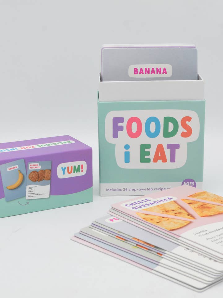 Foods i Eat - Set di ricette ispirato al metodo Montessori per bambini piccoli per la vendita all'ingrosso da parte di Daddy&Me