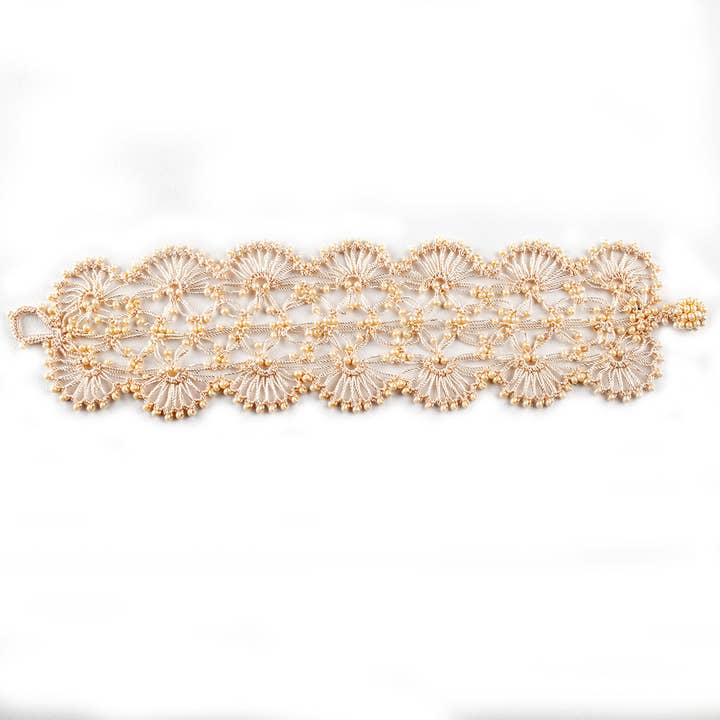 Silk Wool and Bijoux - Wholesale Woven/Braided Bracelet - "Ihlara" silk Hand-crocheted Bracelet5