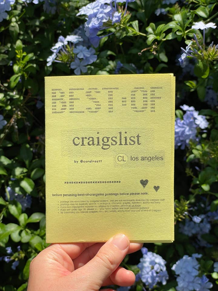 Craigslist Zine for wholesale by coralroot