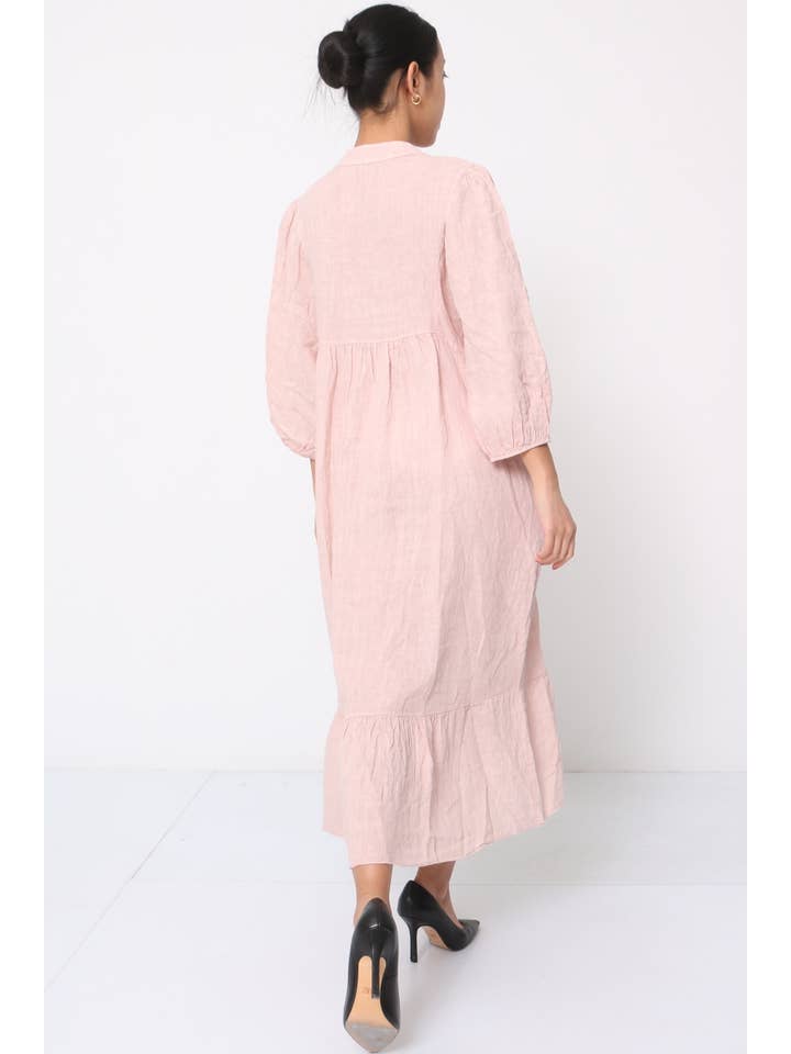 LÉA & LUC - Wholesale Dress – Women's - 100% linen dress REF. 110918