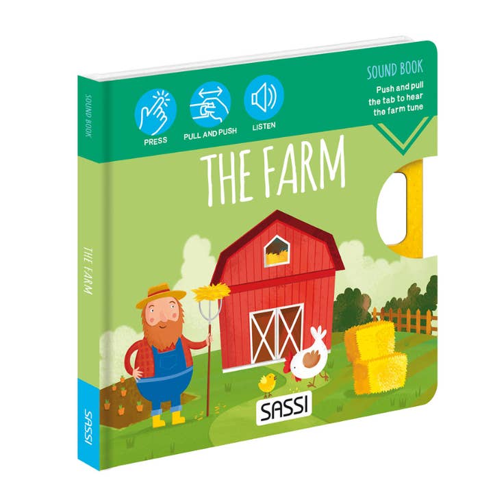Axis Toys & Gifts - Wholesale Baby & Toddler Book (0-2) - Sassi Sound Book - The Farm0