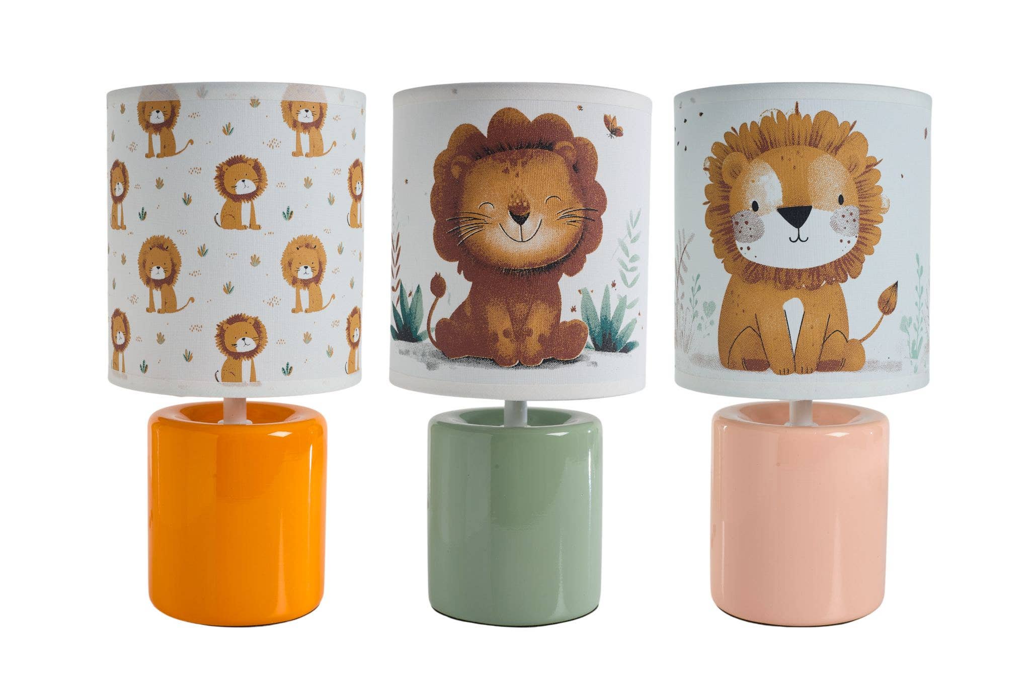 CP INTERNATIONAL – wholesale Accent-/skrivbordslampa – Rund Fot Lampa Lejon0